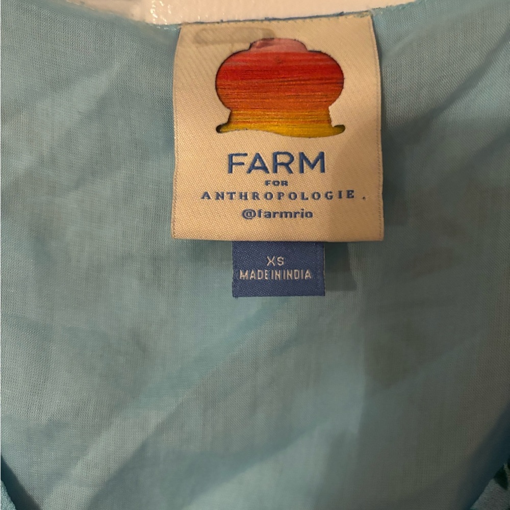 FARM Rio Light Blue Dress - Picture 9 of 9